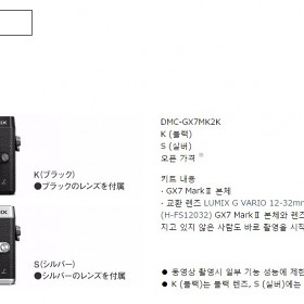 GX7 mark II GX85 