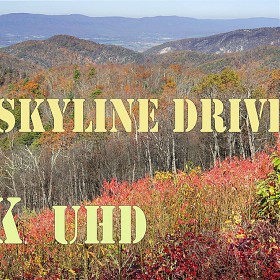 Skyline Drive,  Shenandoah National Park ( Virginia )  4k  UHD