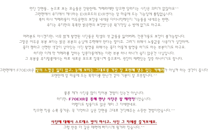 [마지막미션-나만의 에세이] 후지필름 파인픽스 F70EXR과 함께한 사진의 즐거움. - 팝코넷 | 체험단 사용기 [마지막미션-나만의 에세이]... 